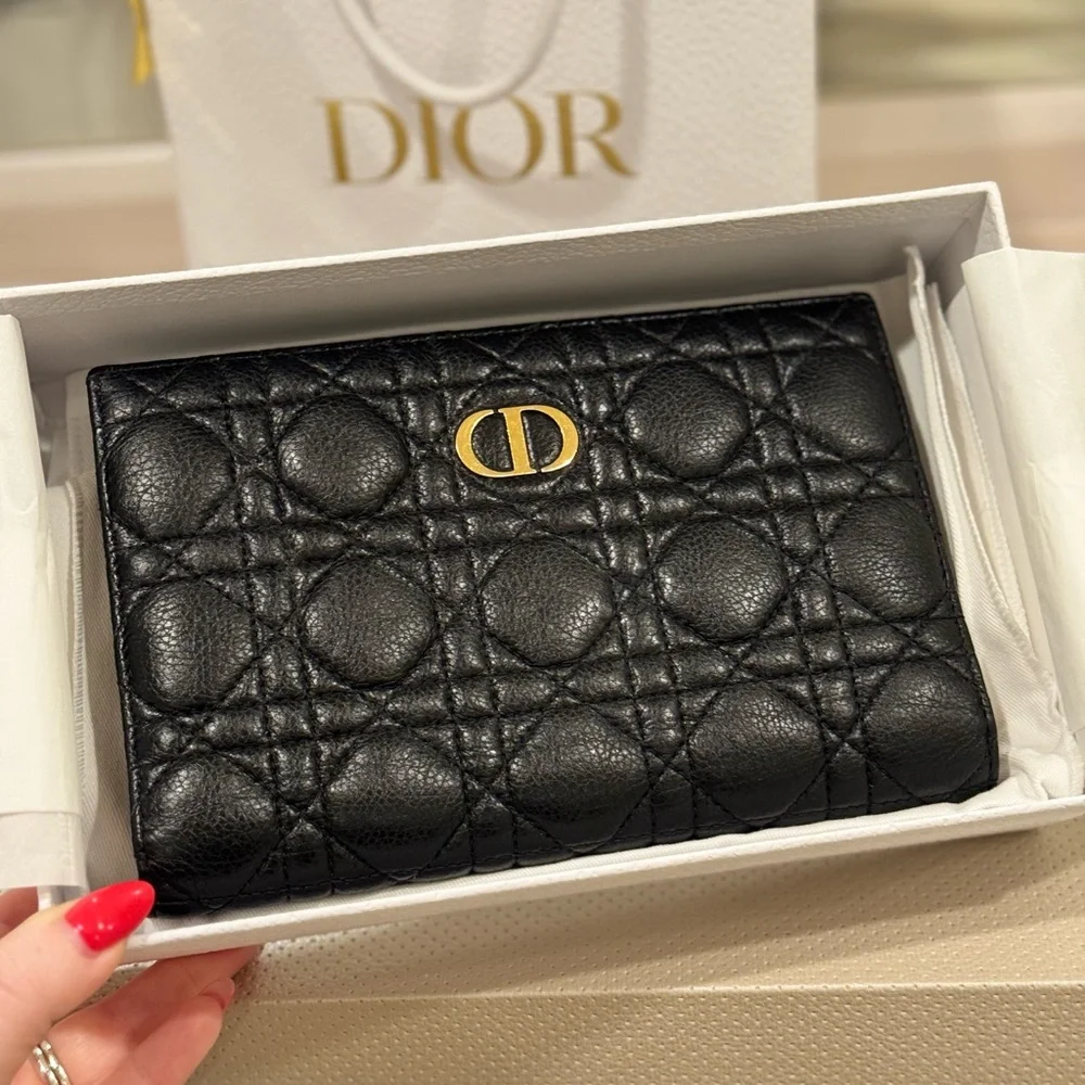 Dior White large wallet